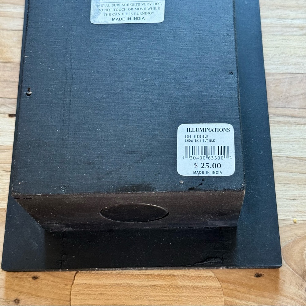 New in box Illuminations mirrored candle wall sconce home decor art ambiance NIB - Picture 5 of 12